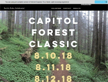 Tablet Screenshot of capitolforestclassic.com